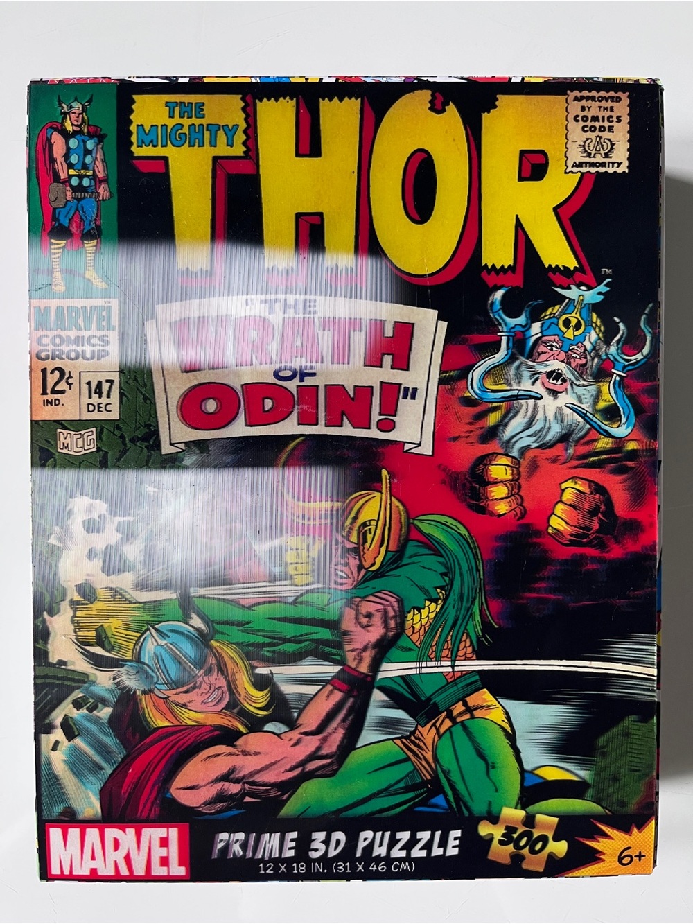 Marvel The Mighty Thor Comic Cover 3D Lenticular Puzzle - Brand New Sealed